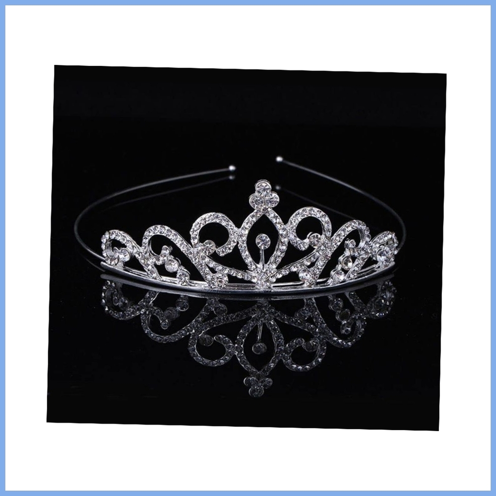 👣 4/$20. Elegant Silver Kids Tiara